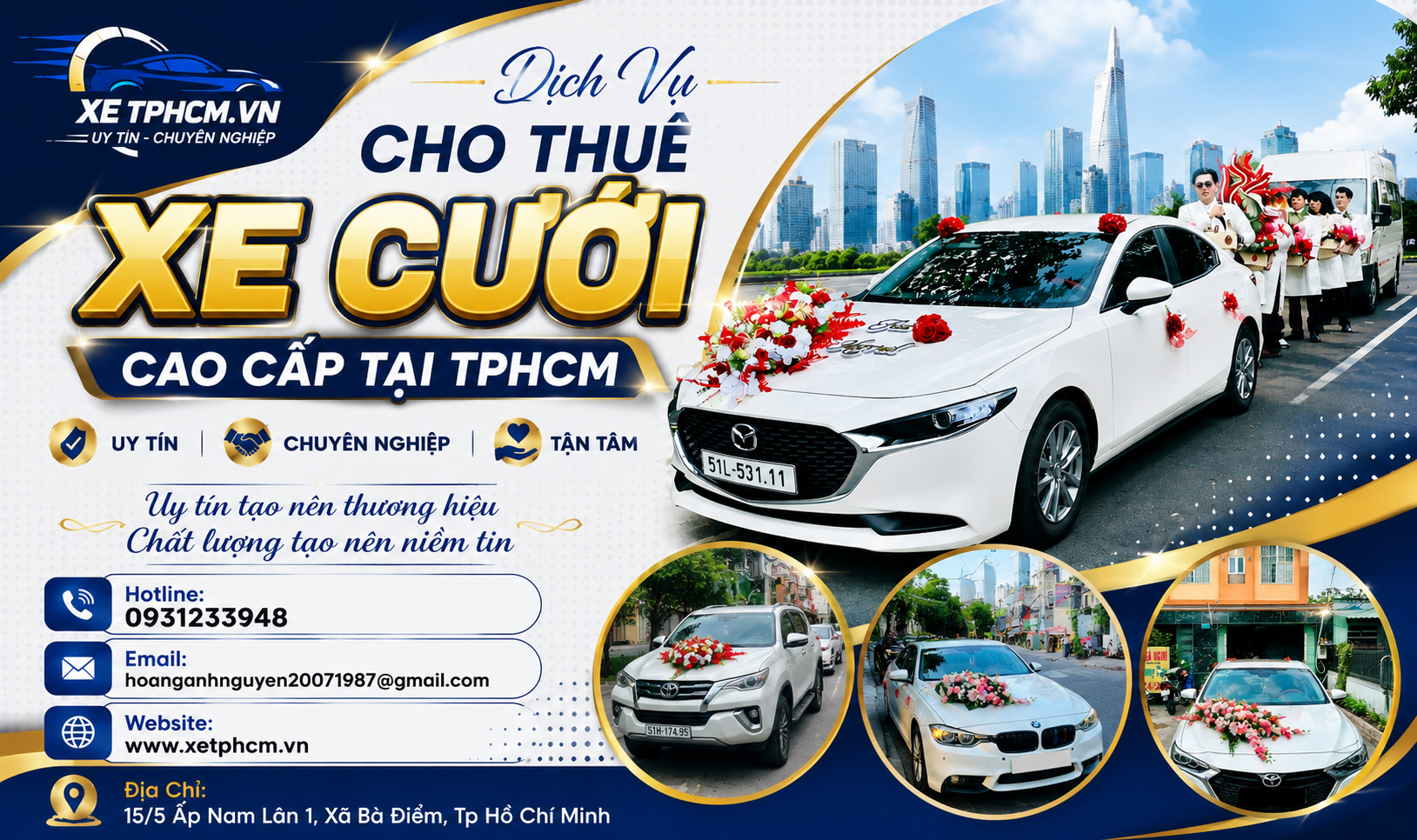 thuê xe cưới tại TP Hồ Chí Minh